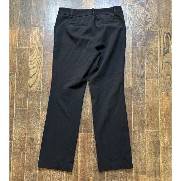Talbots Barely Boot Dress Pants Black Women's Size 6 (W32xL30) Mid Rise Stretch - Picture 2 of 10